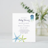 BUDGET Baby Dusche Sea Life Krake Starfish (Stehend Vorderseite)