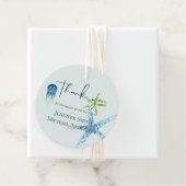 BUDGET Baby Dusche Sea Life Krake Starfish Geschenkanhänger (Beispiel)