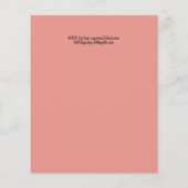 BUDGET Baby Dusche Sea Life Whale Boys Blue Einlad (Rückseite)