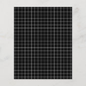 Budget Baby Dusche Spaß Schwarz-weiß Lamb Einladun (Rückseite)