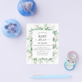 Budget Baby Dusche von Mail Eucalyptus Geometric Flyer (Einzeln)