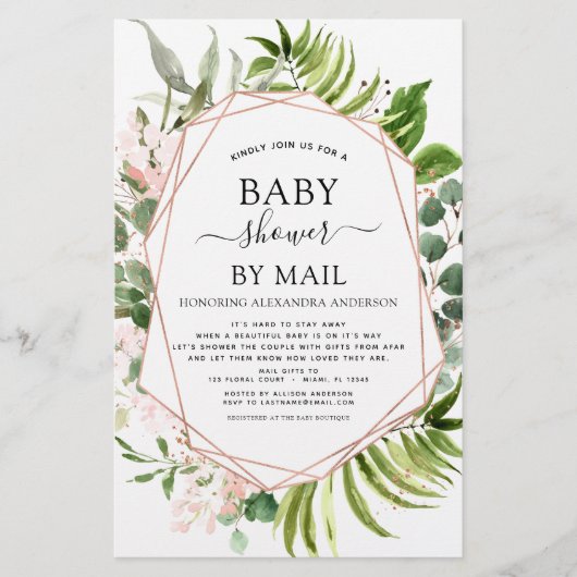 Budget Baby Dusche von Mail Greeneration Einladung (Vorderseite)