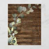 Budget Baby Duwer Greenery Eukalyptus Rustic (Rückseite)