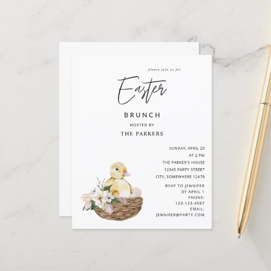 Budget Baby Enck & Ostereier Blumenoster (Vorderseite/Rückseite Beispiel)