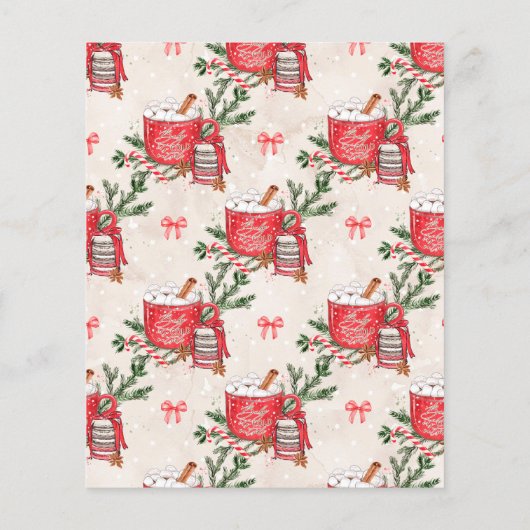 Budget Baby Es ist kalt draußen Babydusche einlade Flyer (Hinten)