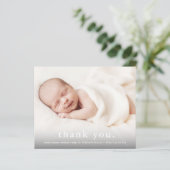 Budget Baby Foto Vielen Dank für Ihre Geburtserklä (Stehend Vorderseite)