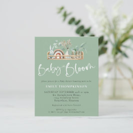 Budget Baby in Bloom Boho Kinderdusche einladen
