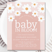 Budget Baby in Bloom Daisy Baby Dusche Einladung