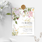 BUDGET Baby in Bloom Wilflowers Dusche Einladung