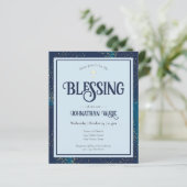 Budget Baby Sessing Einladungen Flyer (Stehend Vorderseite)