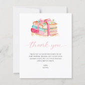 Budget Baby Shower Thank You A New Chapter Begins  (Vorderseite)