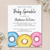 Budget Baby Sprinkle Donuts Kinderdusche Einladung