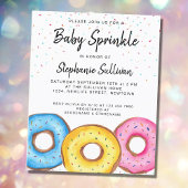 Budget Baby Sprinkle Donuts Kinderdusche Einladung