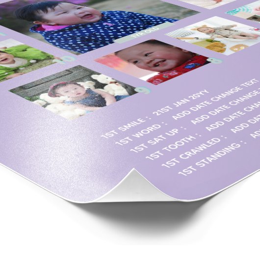 BUDGET Babys 1. FOTO Großeltern Keepake (Ecke)