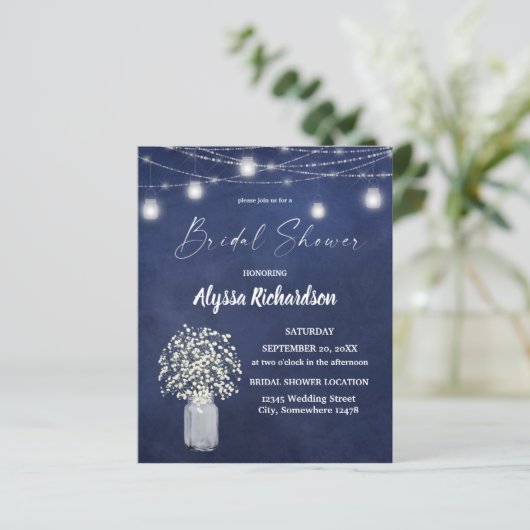 Budget Babys Atem & Chalk B Lights Brautparty (Stehend Vorderseite)