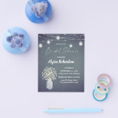 Budget Babys Atem Chalk BG Lights Brautparty Flyer (Einzeln)