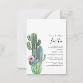 Budget Bachelorette Wochenende Einladung mit Tour (Vorderseite)