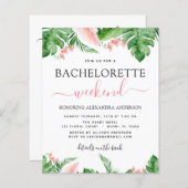 Budget Bachelorette Wochenende Reiseprogramm Tropi (Vorne/Hinten)