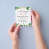 Budget Bachelorette Wochenende Reiseprogramm Tropi Flyer (Gruppe)