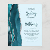 Budget Bale Aquamarine Silver Agate Kalligraphie H (Vorderseite)