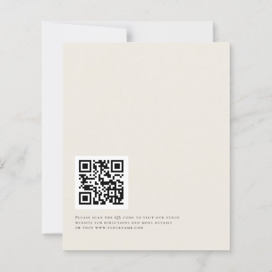 Budget Balloons Gold QR Code 30. Black Invite (Rückseite)