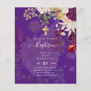 BUDGET BAPTISM Herbst florale Weihnachtsfeier Inv. Flyer