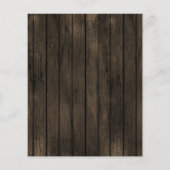 Budget Barnwood Mason Jars Hochzeitseinladungen (Rückseite)