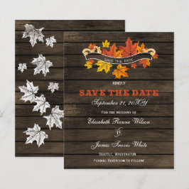 Budget Bartholz Rustikale Hochzeit im Herbst Save