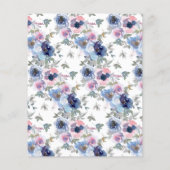 Budget Basil Green und Spun Sugar Blue Einladung (Rückseite)