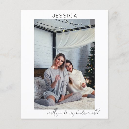 Budget Be My Bridesmaid Foto Vorschlag Script V (Vorderseite)