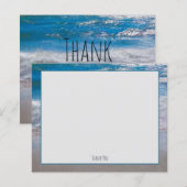 Budget Beach Blue Coastal Ocean Wave Vielen Dank (Vorne/Hinten)
