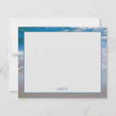 Budget Beach Blue Coastal Ocean Wave Vielen Dank (Vorderseite)