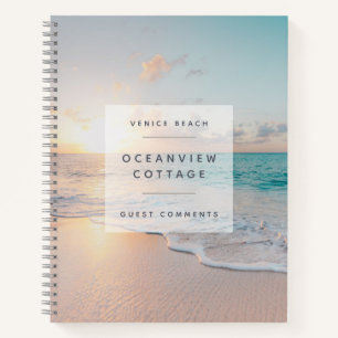 BUDGET Beach House Vacation Foto Guest Comments N Notizblock