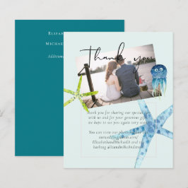 BUDGET Beach Ocean Life Hochzeit Danke FOTO