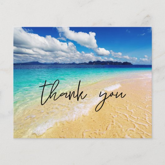 Budget Beach & Ocean Vielen Dank Flyer (Vorne)