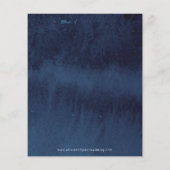 Budget Beach String Lights Hochzeitseinladung (Rückseite)