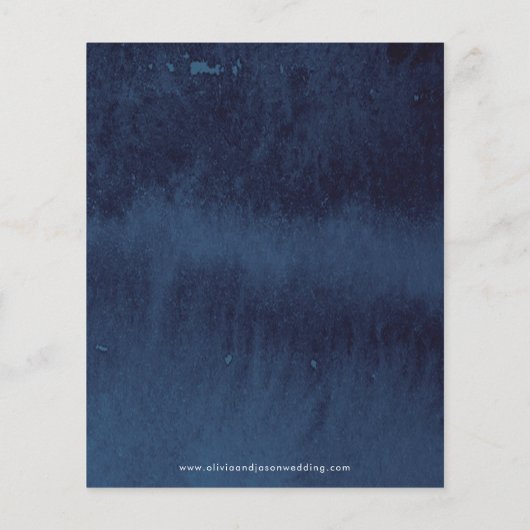 Budget Beach String Lights Hochzeitseinladung (Rückseite)