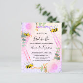 BUDGET Bee Brautparty Regenbogenbräute zu Bienen (Stehend Vorderseite)