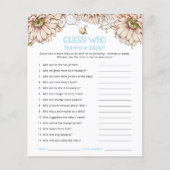 Budget Bee Guess Who Mama Vater Blue Baby Shower G (Vorderseite)