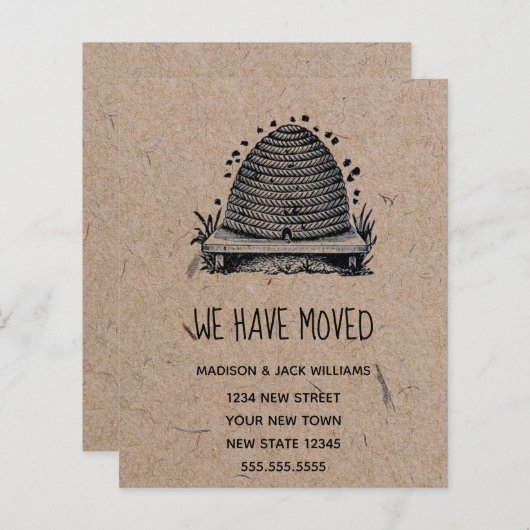 Budget Beehive New Zuhause | Änderung der Anschrif (Vorne/Hinten)