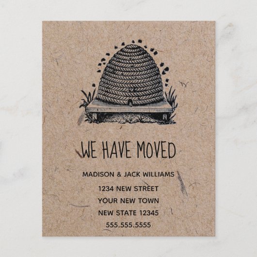 Budget Beehive New Zuhause | Änderung der Anschrif (Vorderseite)