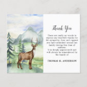 Budget Beerdigung Beileid Vielen Dank Woodland Dee (Vorderseite)