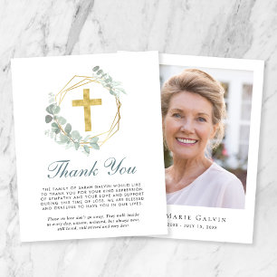 Budget Beerdigung Cross Eukalyptus Foto Vielen Dan