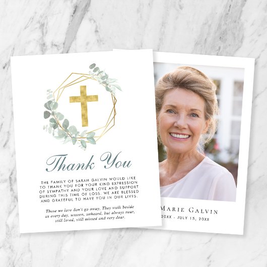 Budget Beerdigung Cross Eukalyptus Foto Vielen Dan