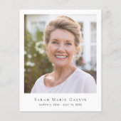 Budget Beerdigung Cross Eukalyptus Foto Vielen Dan (Rückseite)