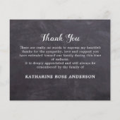 Budget Beerdigung Danke Beileid 3 Foto Card (Rückseite)