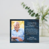 Budget Beerdigung Danke, dass Sie Blue Marble Beil (Stehend Vorderseite)