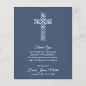 Budget Beerdigung Life Blue Danke Flyer (Vorne)