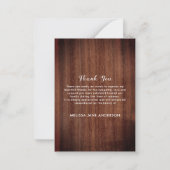 Budget Beerdigung Vielen Dank 3 Foto Memorial Mitteilungskarte (Rückseite)