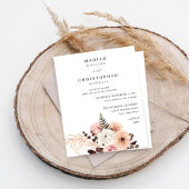 Budget Beige & Blush Pink Rustikale Hochzeit